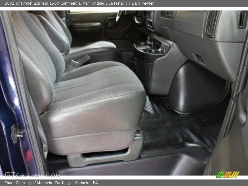 Indigo Blue Metallic / Dark Pewter 2002 Chevrolet Express 1500 Commercial Van