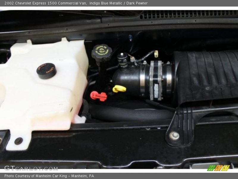 Indigo Blue Metallic / Dark Pewter 2002 Chevrolet Express 1500 Commercial Van
