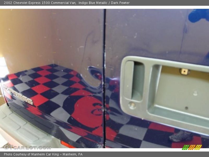 Indigo Blue Metallic / Dark Pewter 2002 Chevrolet Express 1500 Commercial Van