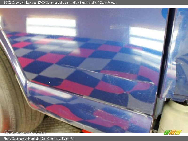 Indigo Blue Metallic / Dark Pewter 2002 Chevrolet Express 1500 Commercial Van