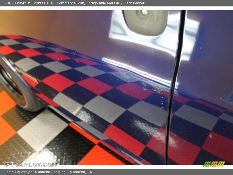 Indigo Blue Metallic / Dark Pewter 2002 Chevrolet Express 1500 Commercial Van