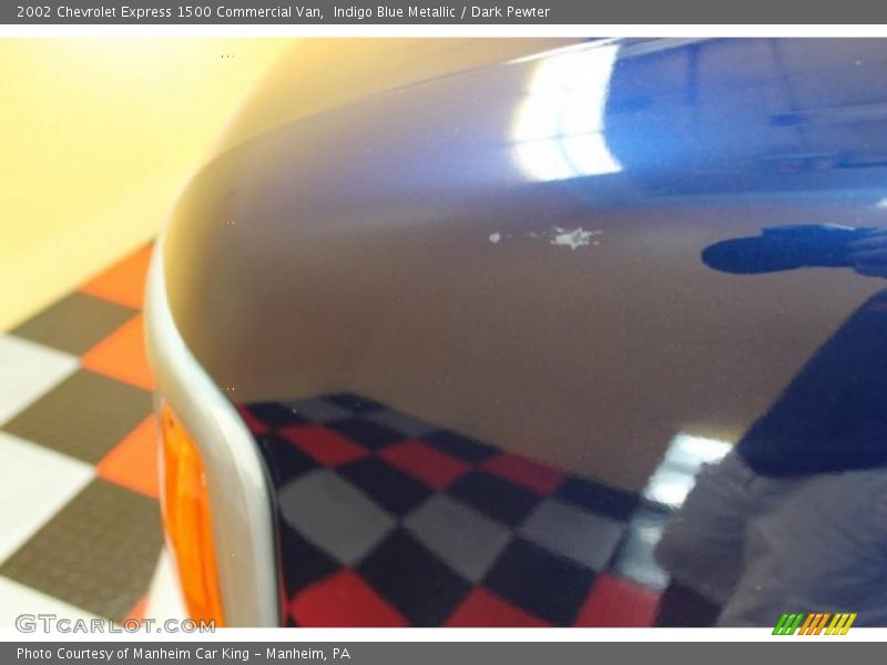 Indigo Blue Metallic / Dark Pewter 2002 Chevrolet Express 1500 Commercial Van