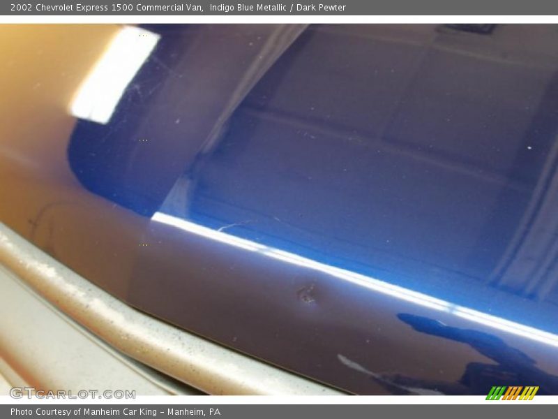 Indigo Blue Metallic / Dark Pewter 2002 Chevrolet Express 1500 Commercial Van