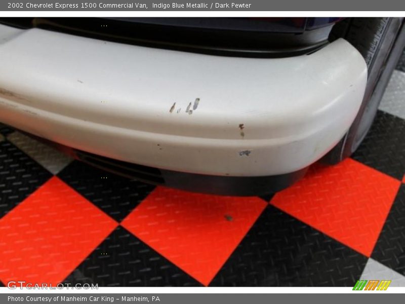 Indigo Blue Metallic / Dark Pewter 2002 Chevrolet Express 1500 Commercial Van