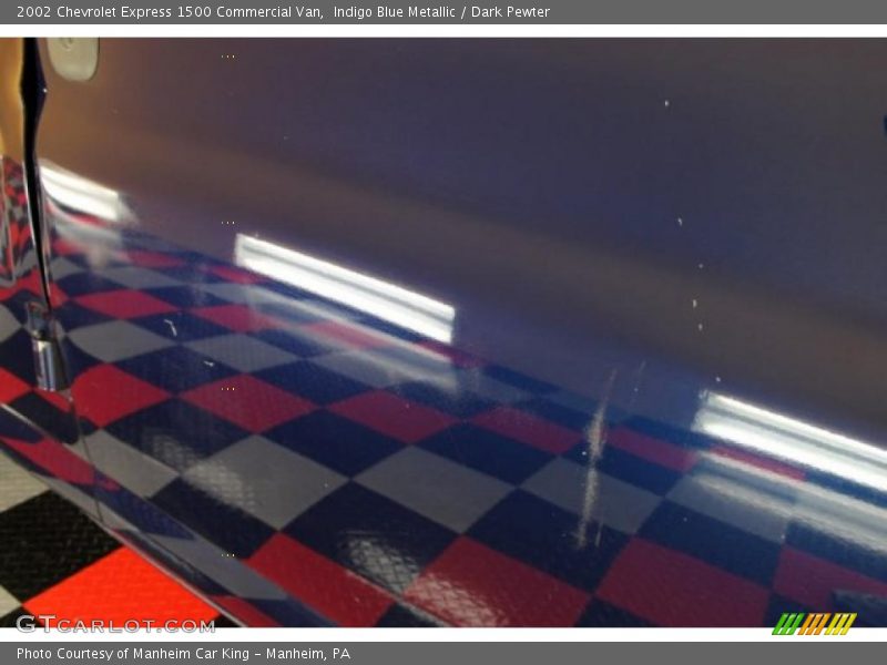 Indigo Blue Metallic / Dark Pewter 2002 Chevrolet Express 1500 Commercial Van