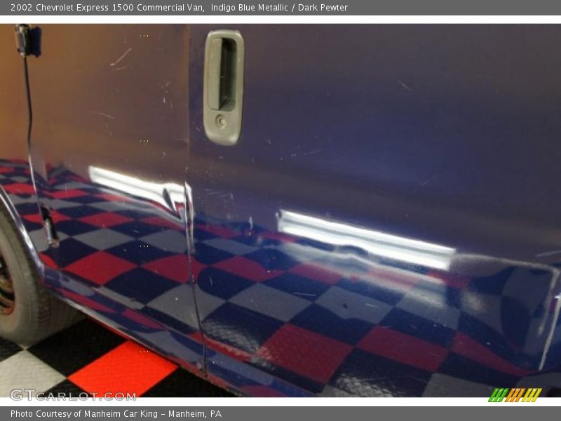 Indigo Blue Metallic / Dark Pewter 2002 Chevrolet Express 1500 Commercial Van