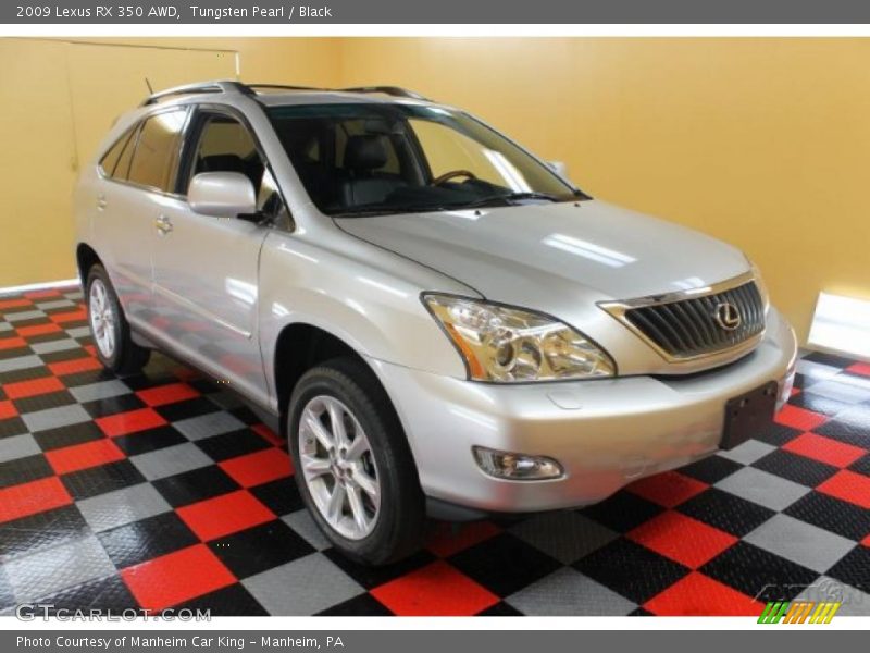 Tungsten Pearl / Black 2009 Lexus RX 350 AWD