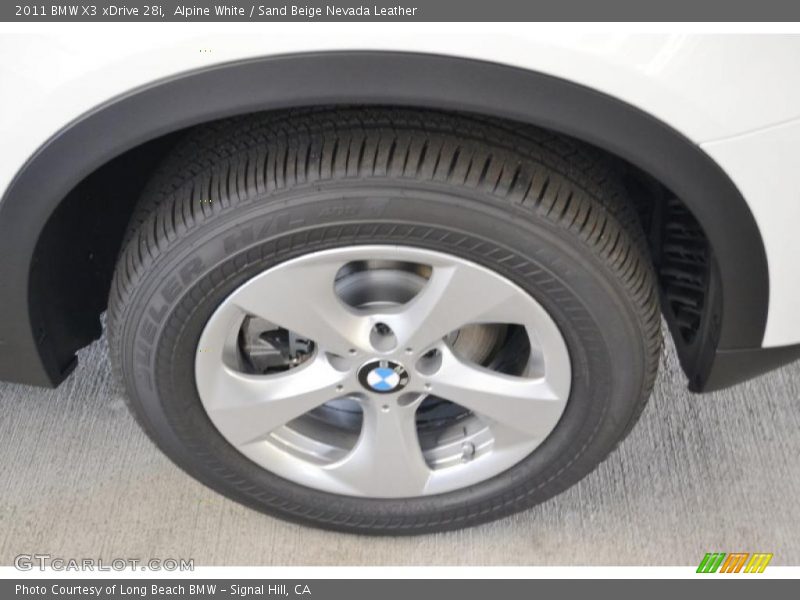 Alpine White / Sand Beige Nevada Leather 2011 BMW X3 xDrive 28i