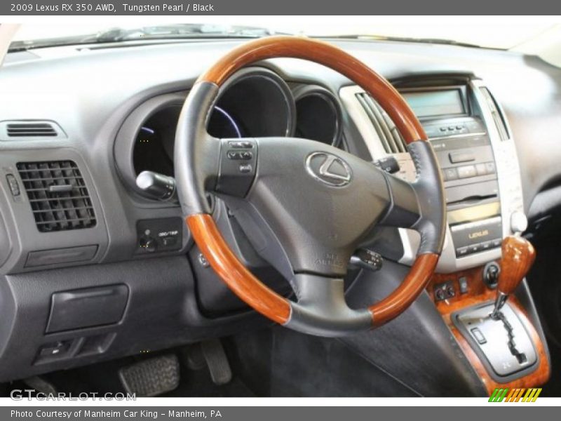 Tungsten Pearl / Black 2009 Lexus RX 350 AWD