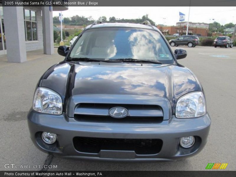 Moonlit Blue / Beige 2005 Hyundai Santa Fe GLS 4WD