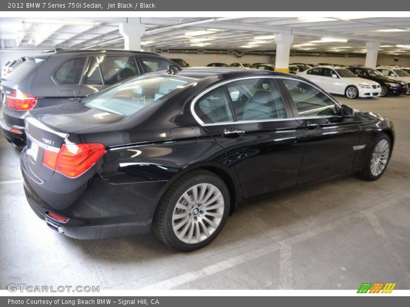 Jet Black / Black 2012 BMW 7 Series 750i Sedan