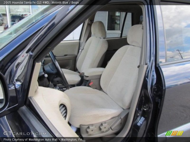 Moonlit Blue / Beige 2005 Hyundai Santa Fe GLS 4WD