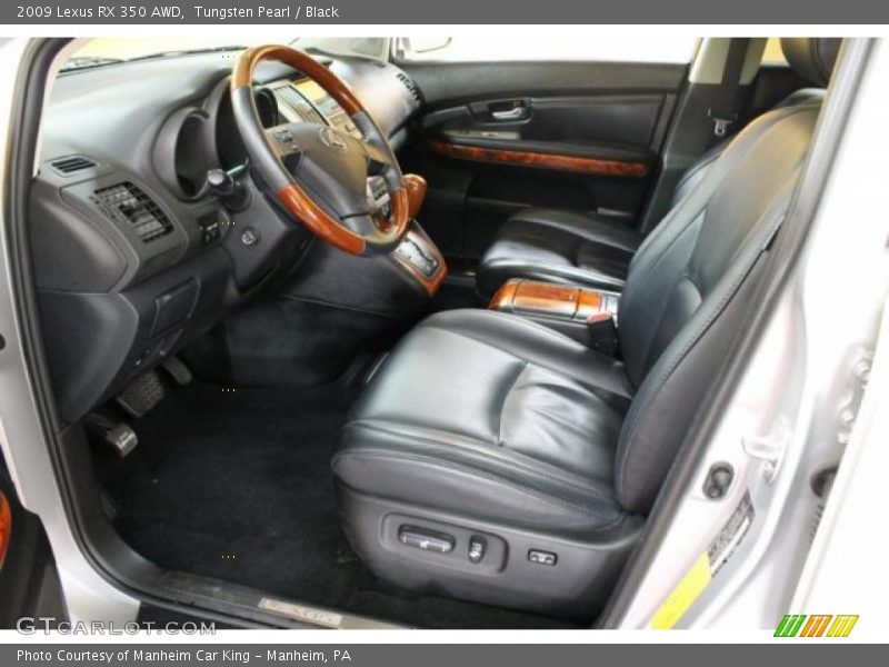 Tungsten Pearl / Black 2009 Lexus RX 350 AWD