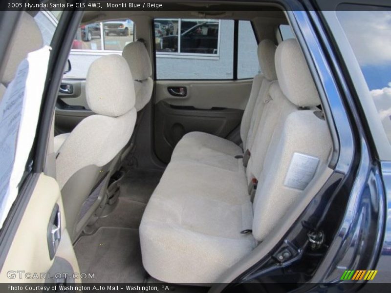 Moonlit Blue / Beige 2005 Hyundai Santa Fe GLS 4WD