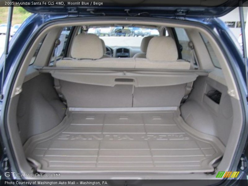 Moonlit Blue / Beige 2005 Hyundai Santa Fe GLS 4WD