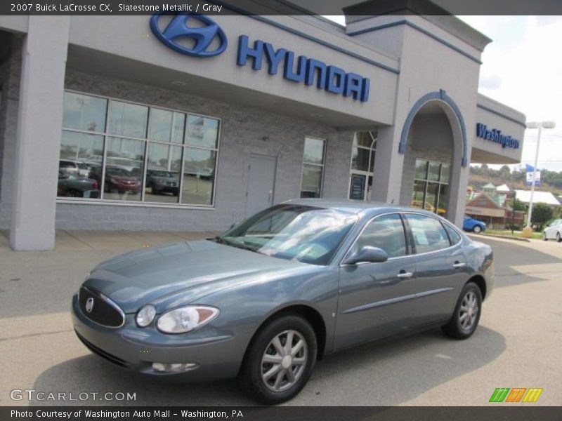 Slatestone Metallic / Gray 2007 Buick LaCrosse CX