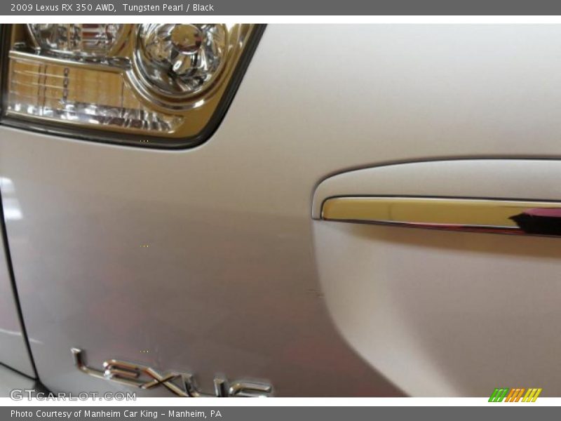 Tungsten Pearl / Black 2009 Lexus RX 350 AWD