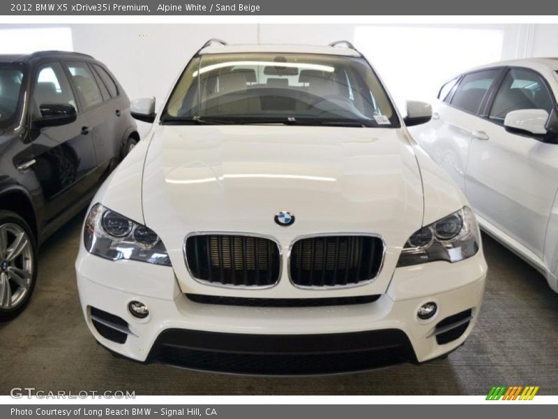 Alpine White / Sand Beige 2012 BMW X5 xDrive35i Premium