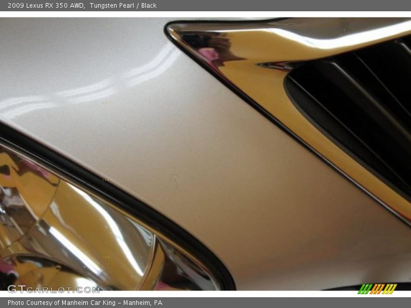 Tungsten Pearl / Black 2009 Lexus RX 350 AWD