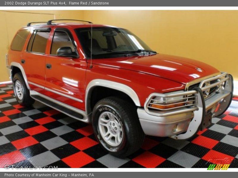 Flame Red / Sandstone 2002 Dodge Durango SLT Plus 4x4