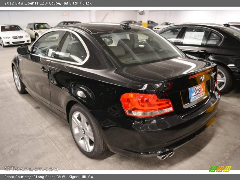 Jet Black / Black 2012 BMW 1 Series 128i Coupe