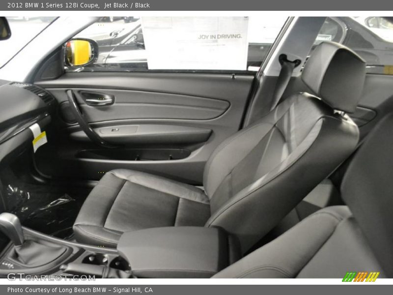 Jet Black / Black 2012 BMW 1 Series 128i Coupe