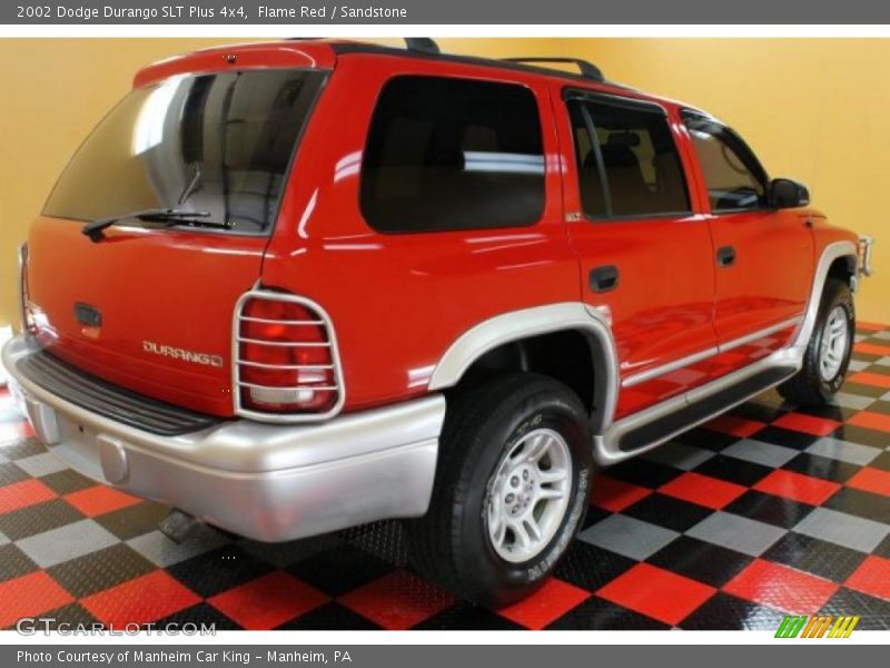 Flame Red / Sandstone 2002 Dodge Durango SLT Plus 4x4