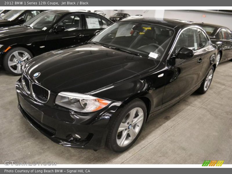 Jet Black / Black 2012 BMW 1 Series 128i Coupe