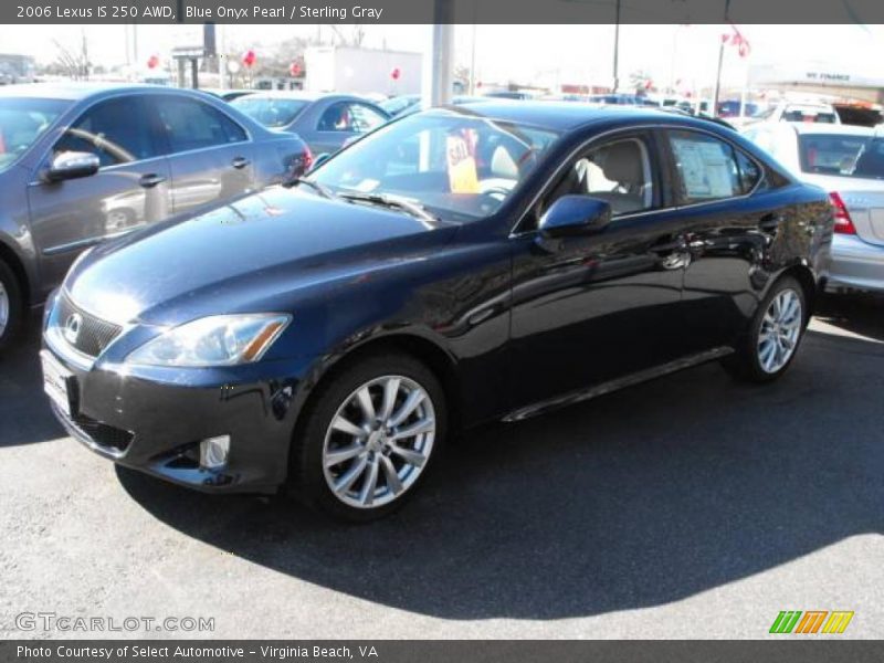 Blue Onyx Pearl / Sterling Gray 2006 Lexus IS 250 AWD