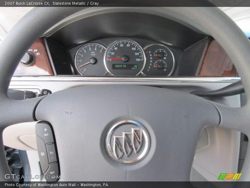 Slatestone Metallic / Gray 2007 Buick LaCrosse CX
