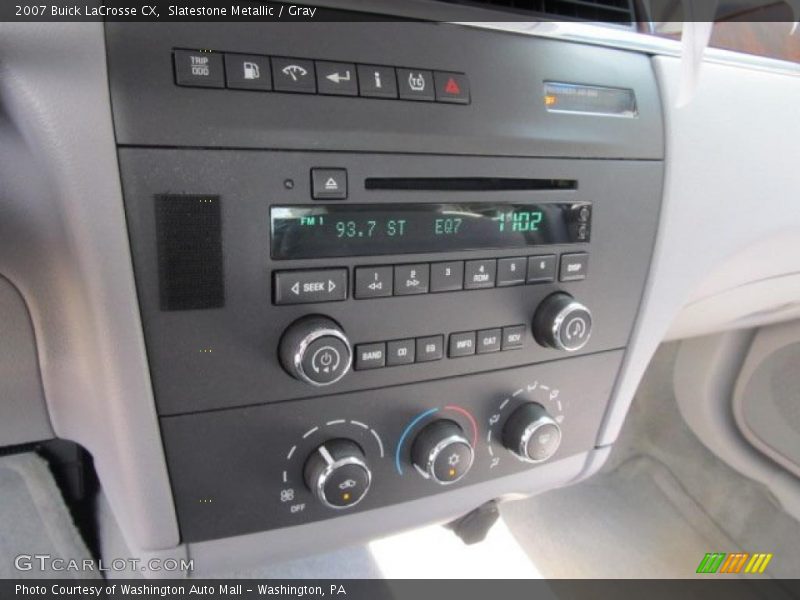 Slatestone Metallic / Gray 2007 Buick LaCrosse CX