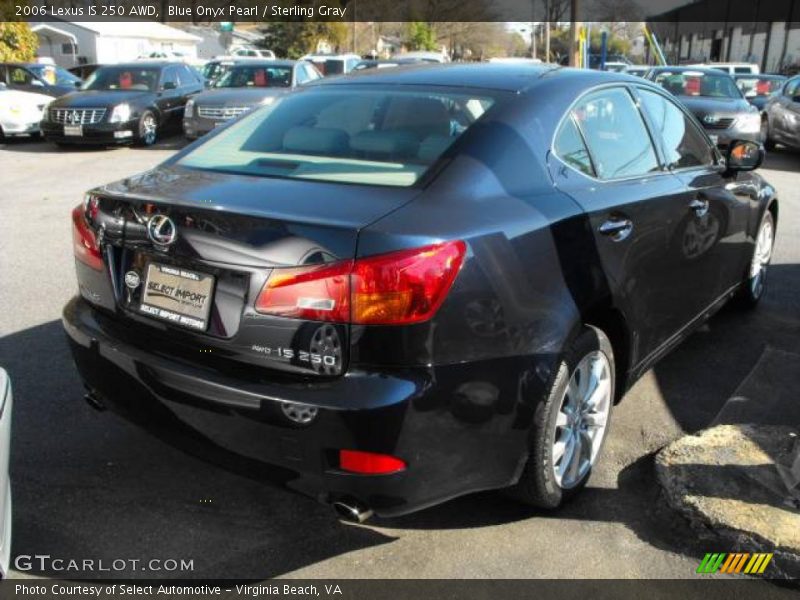 Blue Onyx Pearl / Sterling Gray 2006 Lexus IS 250 AWD