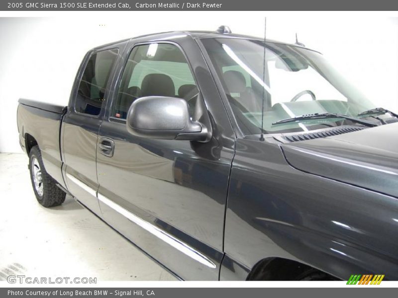 Carbon Metallic / Dark Pewter 2005 GMC Sierra 1500 SLE Extended Cab