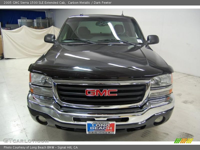 Carbon Metallic / Dark Pewter 2005 GMC Sierra 1500 SLE Extended Cab