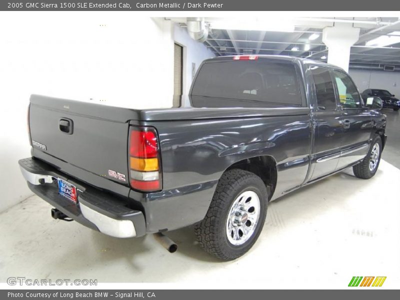 Carbon Metallic / Dark Pewter 2005 GMC Sierra 1500 SLE Extended Cab