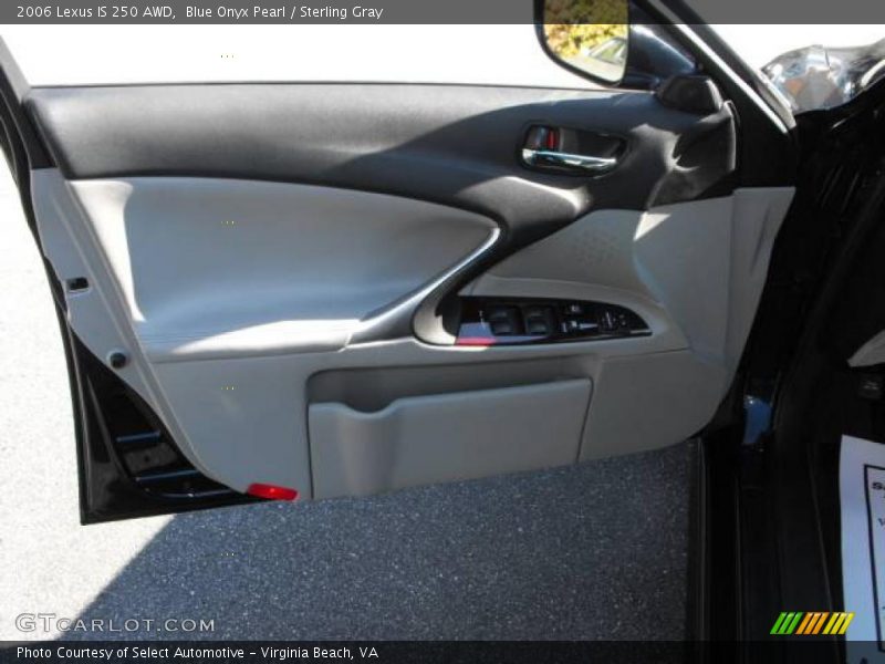 Blue Onyx Pearl / Sterling Gray 2006 Lexus IS 250 AWD