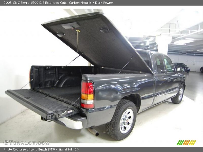 Carbon Metallic / Dark Pewter 2005 GMC Sierra 1500 SLE Extended Cab