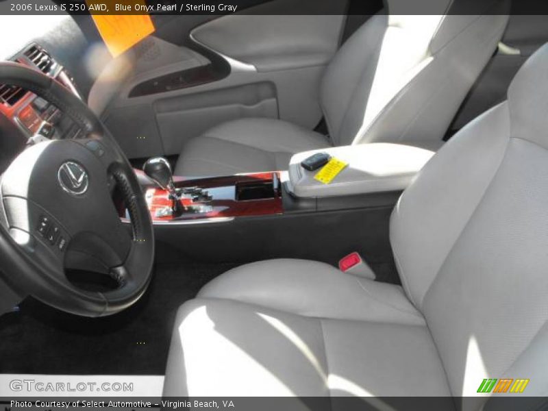 Blue Onyx Pearl / Sterling Gray 2006 Lexus IS 250 AWD