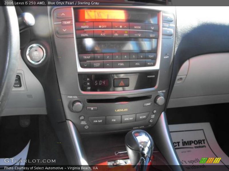 Blue Onyx Pearl / Sterling Gray 2006 Lexus IS 250 AWD