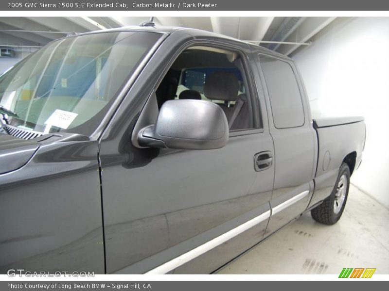 Carbon Metallic / Dark Pewter 2005 GMC Sierra 1500 SLE Extended Cab