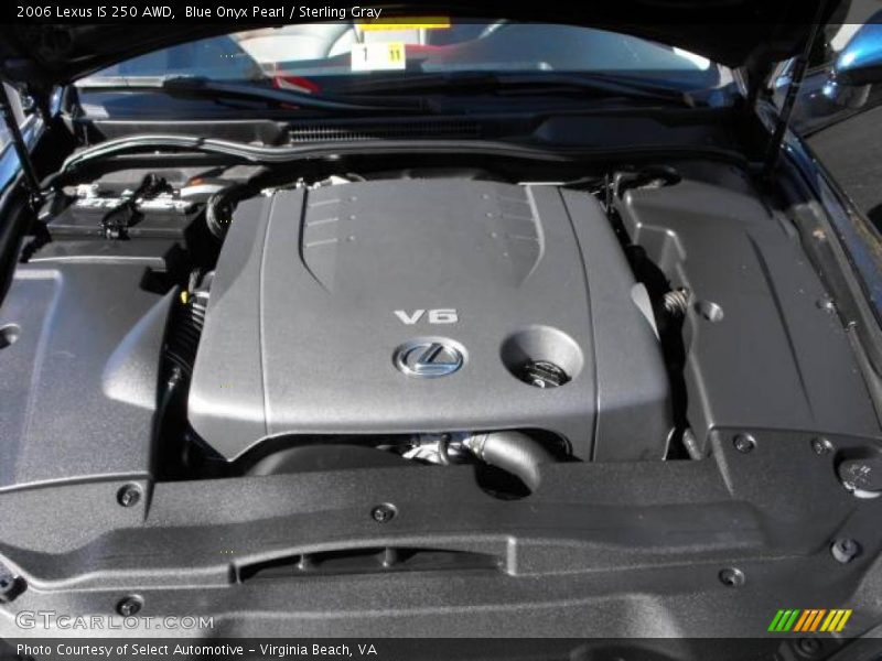 Blue Onyx Pearl / Sterling Gray 2006 Lexus IS 250 AWD