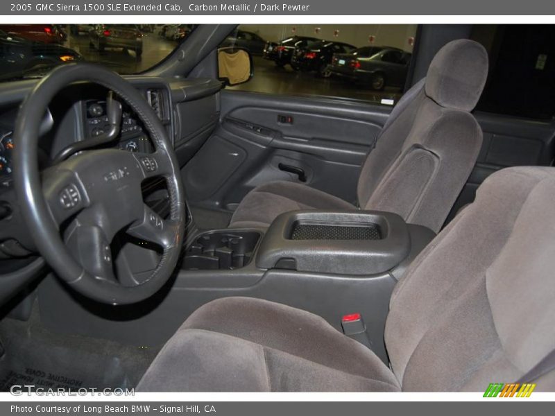Carbon Metallic / Dark Pewter 2005 GMC Sierra 1500 SLE Extended Cab