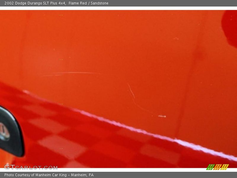 Flame Red / Sandstone 2002 Dodge Durango SLT Plus 4x4