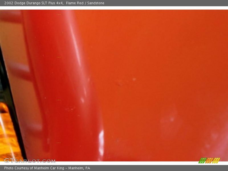 Flame Red / Sandstone 2002 Dodge Durango SLT Plus 4x4