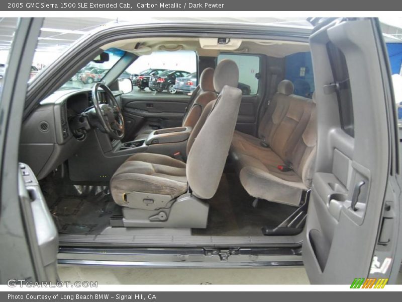  2005 Sierra 1500 SLE Extended Cab Dark Pewter Interior