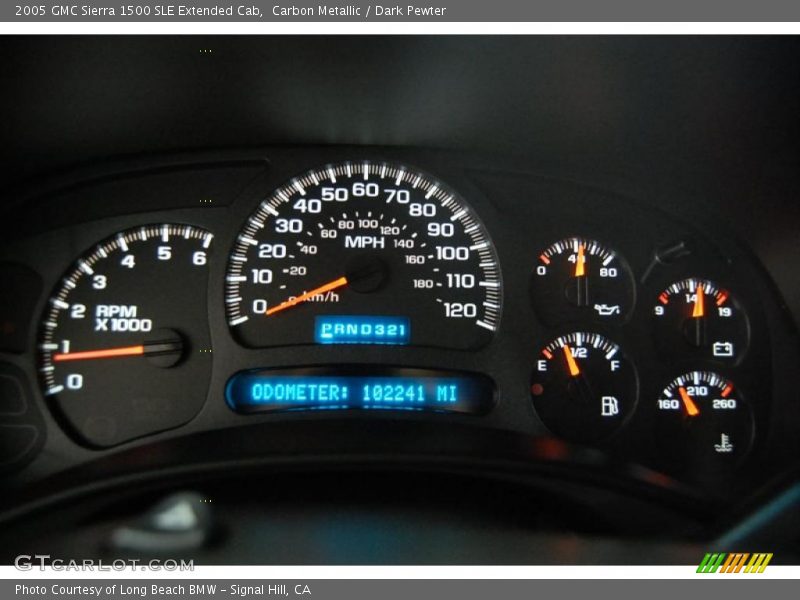  2005 Sierra 1500 SLE Extended Cab SLE Extended Cab Gauges