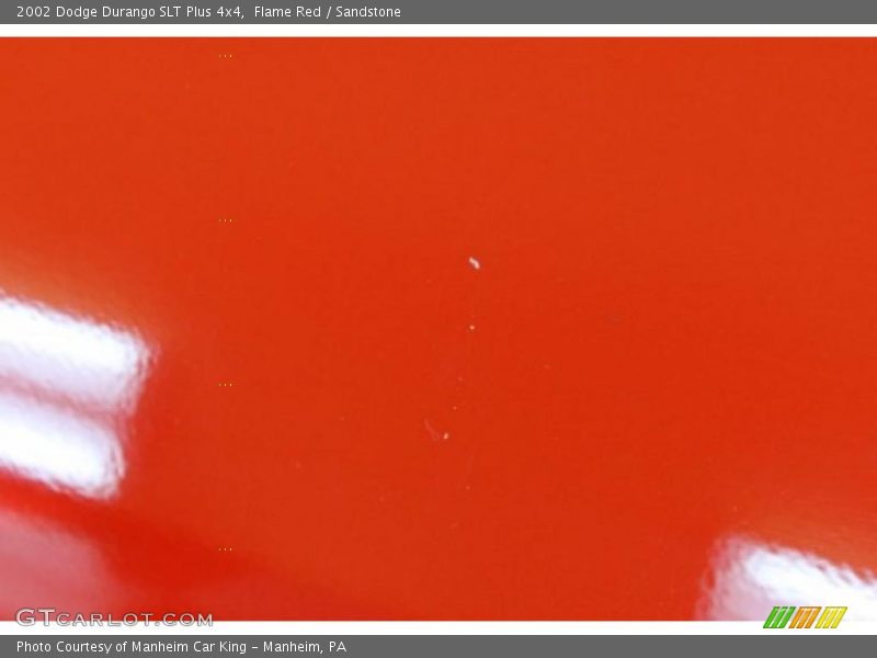 Flame Red / Sandstone 2002 Dodge Durango SLT Plus 4x4