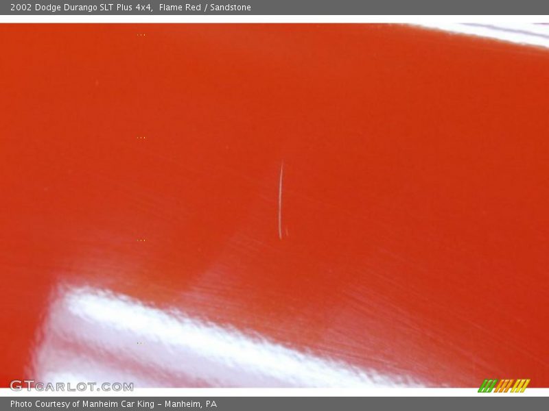 Flame Red / Sandstone 2002 Dodge Durango SLT Plus 4x4