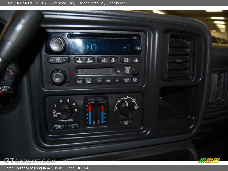 Carbon Metallic / Dark Pewter 2005 GMC Sierra 1500 SLE Extended Cab