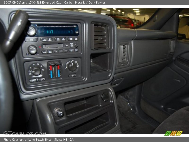 Carbon Metallic / Dark Pewter 2005 GMC Sierra 1500 SLE Extended Cab